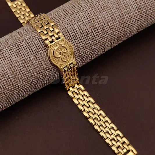 Premium Om Gold Bracelet