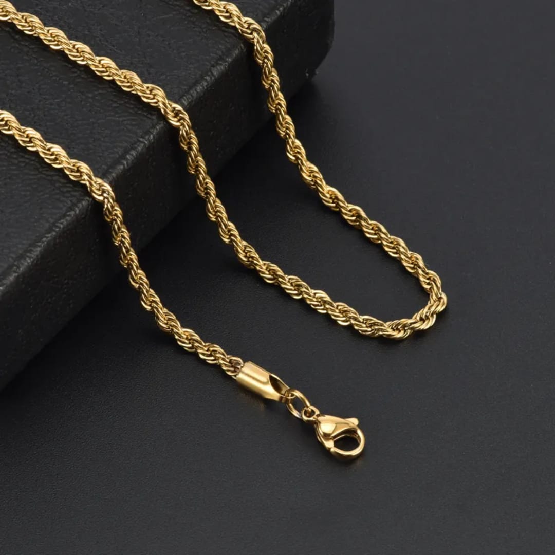 ROPE 18K GOLD PLATED CHAIN