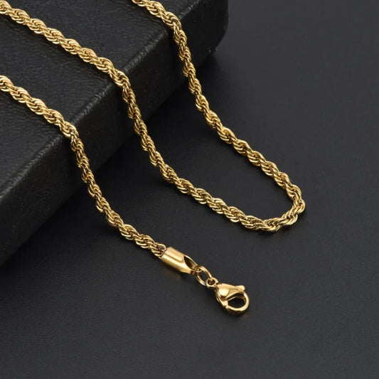 ROPE 18K GOLD PLATED CHAIN