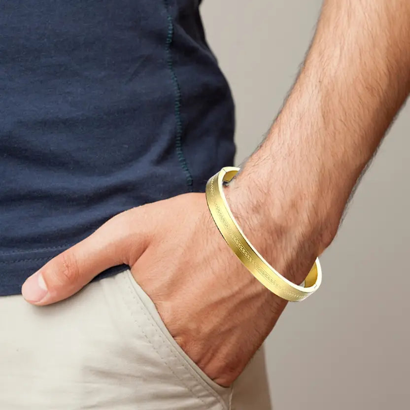 Greek Key Pattern Bracelet