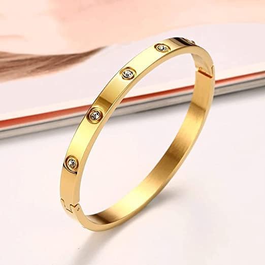18K Gold Bracelet Kada for Women