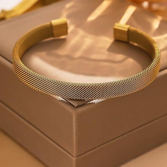 Chain cuff Gold Bracelet