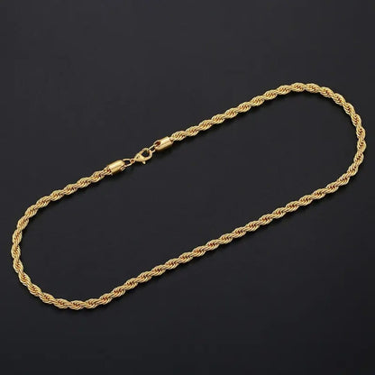 ROPE 18K GOLD PLATED CHAIN