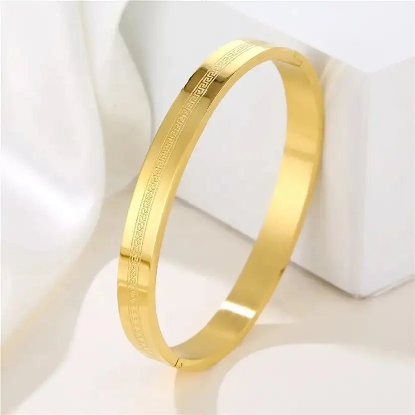 Greek Key Pattern Bracelet