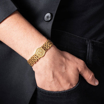 Premium Om Gold Bracelet